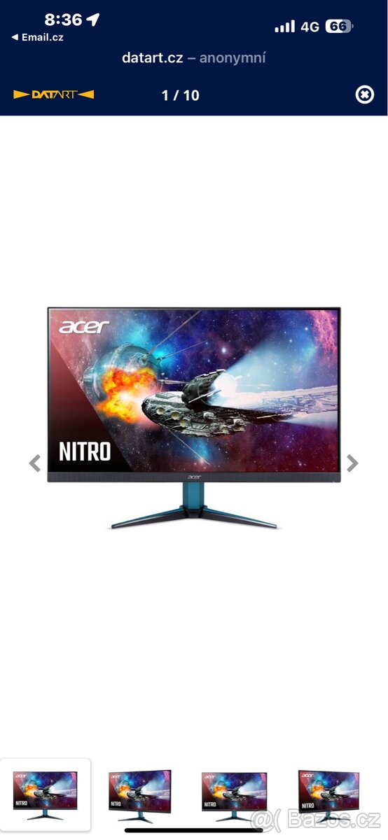 Herní monitor 2k 180hz