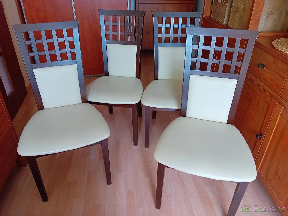 Jídelní židle 4x (150,-/ks)