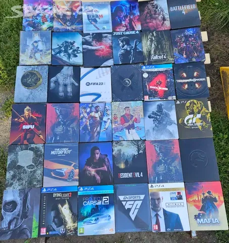 Steelbooky na ps4 ps3 a nintendo switch - [