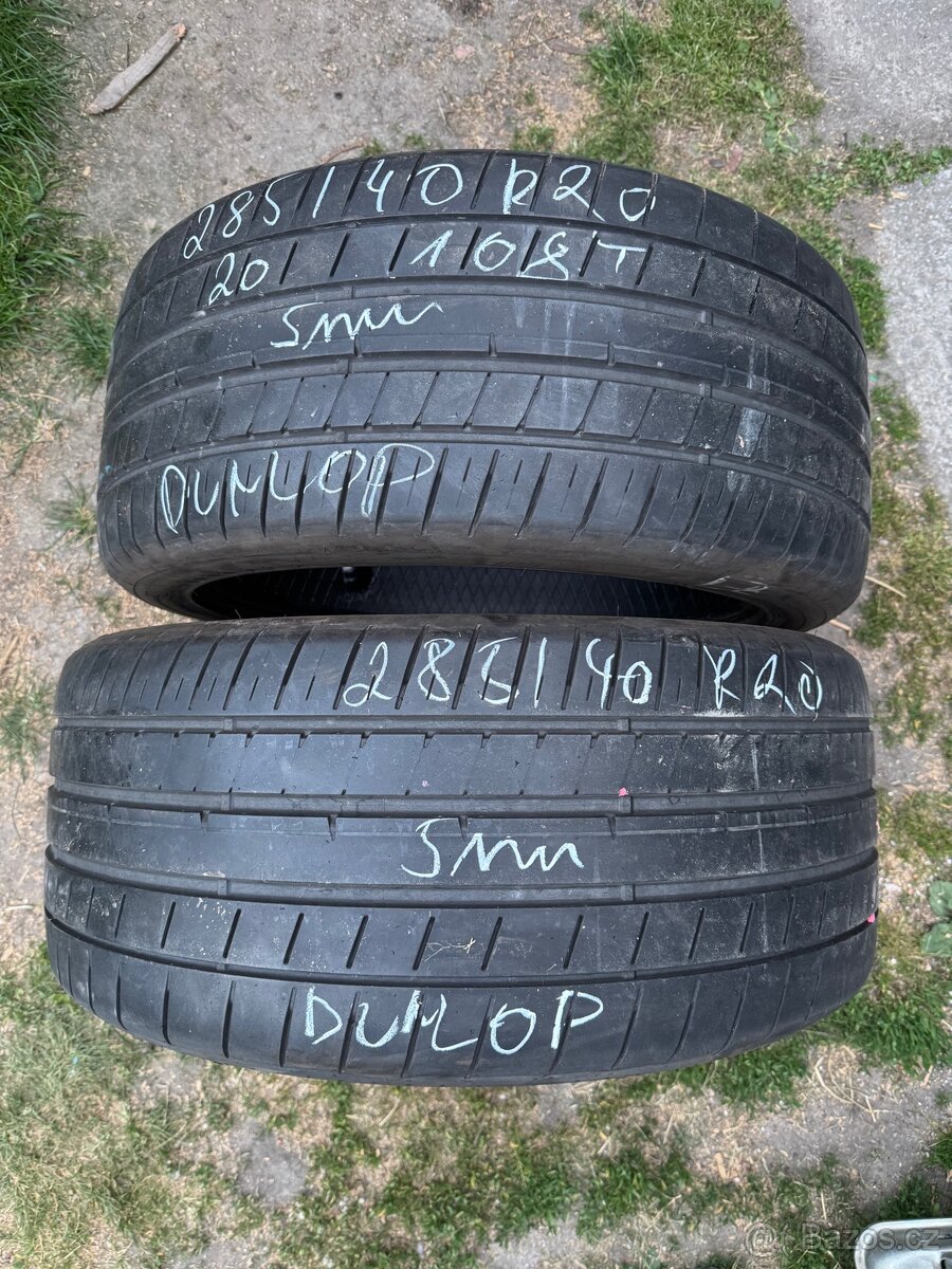 Letní pneu 2x285/40 R20 Dunlop