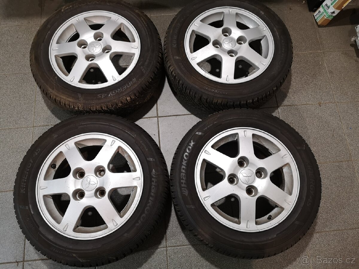 Mitsubishi Galant, Lancer alu + celoroční 195/60/15.