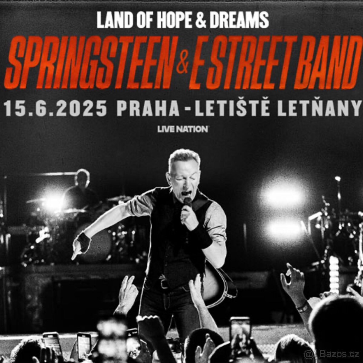 Vstupenky na koncert Bruce Springsteen 15.6.