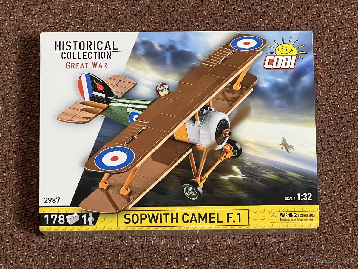 NOVÉ COBI 2987 Letadlo SOPWITH CAMEL F.1