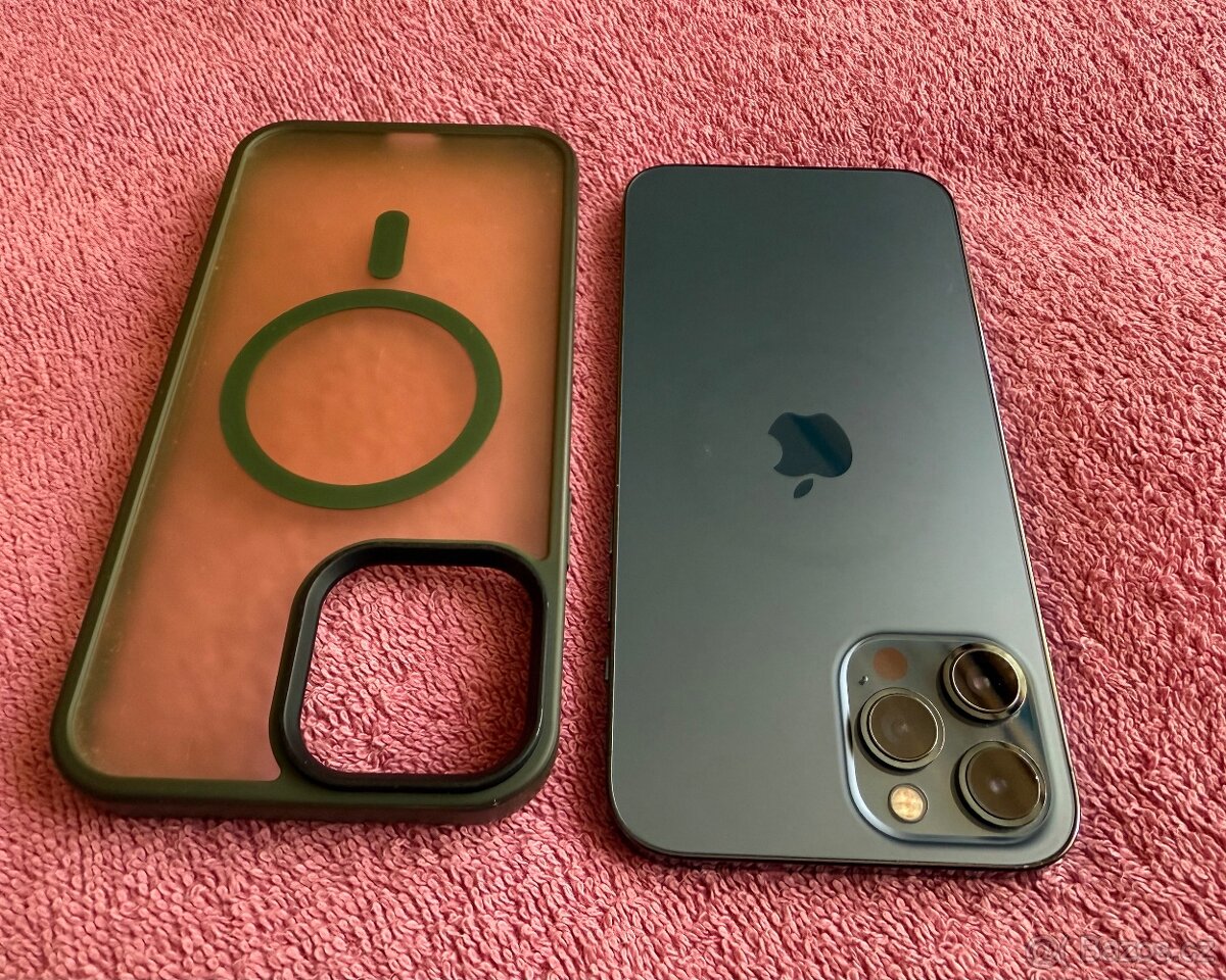 Apple iPhone 12 Pro Max 128Gb modrý.Baterie 95%.Top stav.