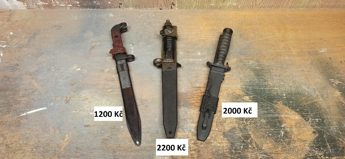 Bodák, bajonet, útočný nůž.