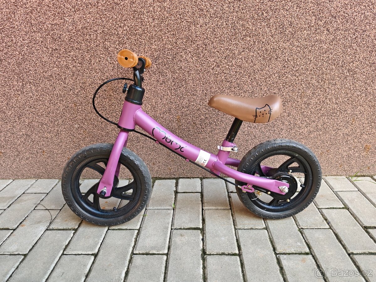 Odrážedlo MoMi BREKI fialové s brzdou