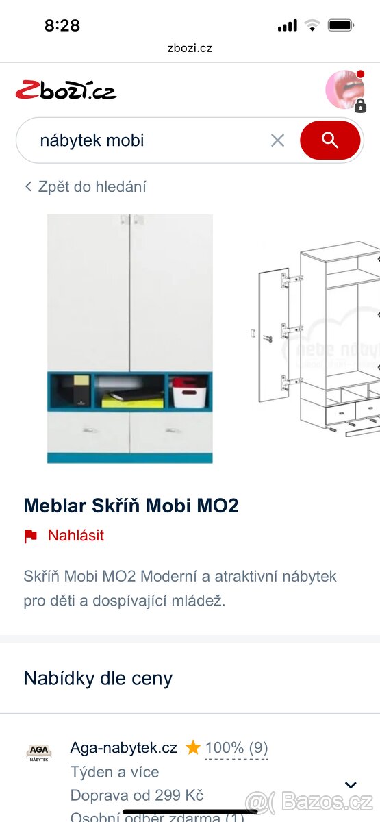 Dětský/studentsky pokoj