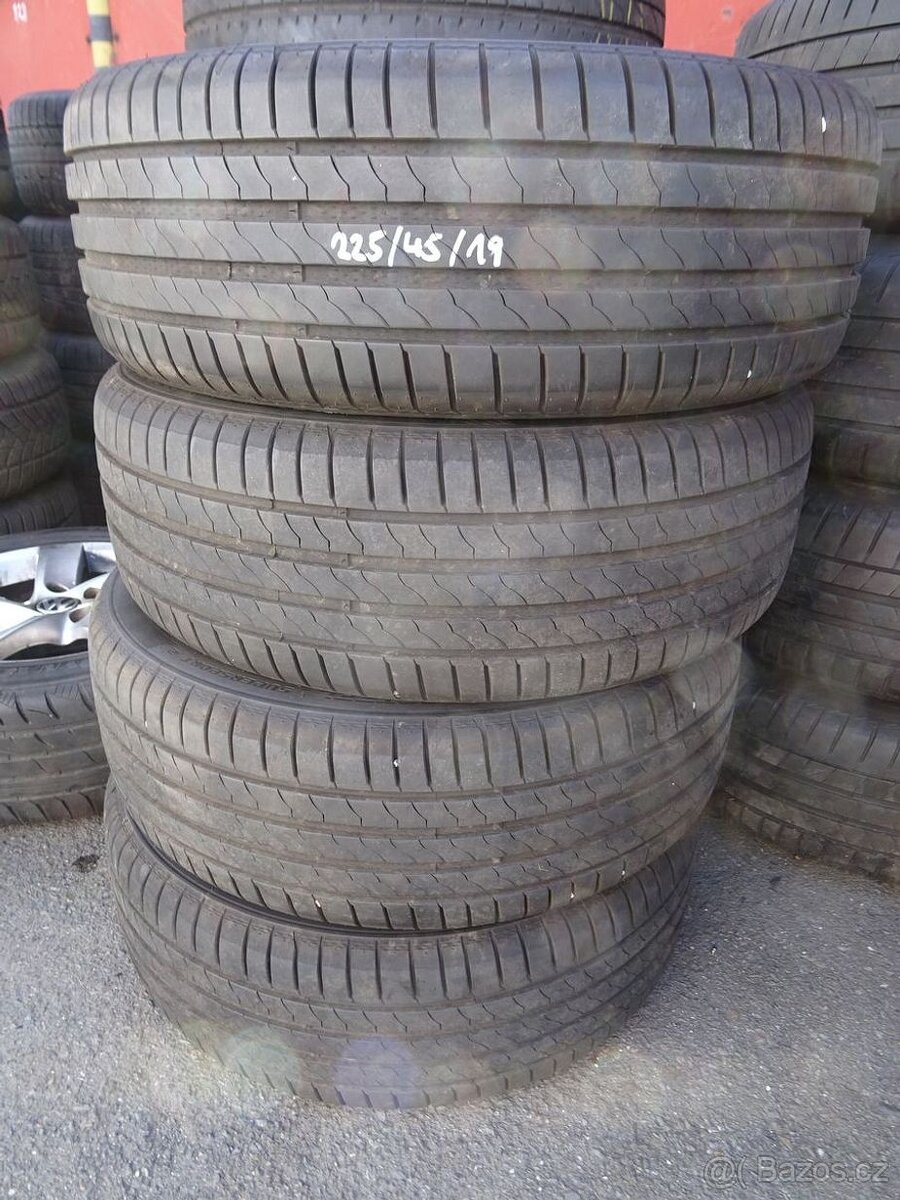 Letní pneu MasterSteel, 225/45/19, 4 ks, 7,5 mm