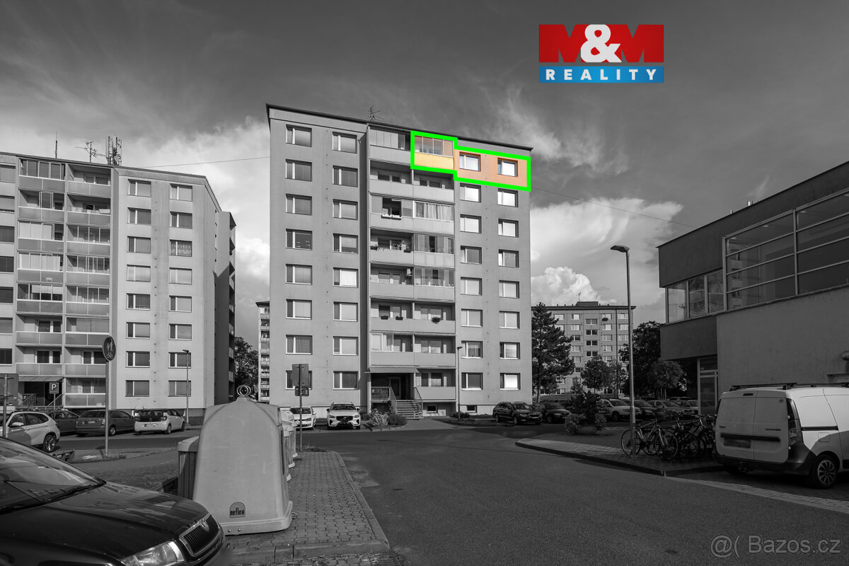 Pronájem bytu 2+1, 54 m², Uničov, ul. Nemocniční