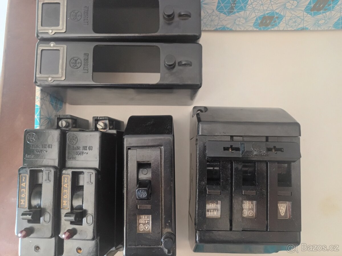 staré jističe a motorové spouště Krompachy