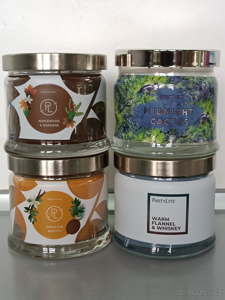 PartyLite - vonná svíčka se 3 knoty, vonné vosky