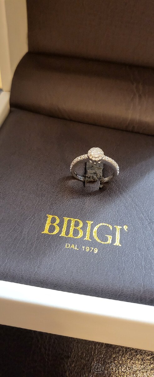 Prsten - bílé zlato, i jako zásnubní, solitaire