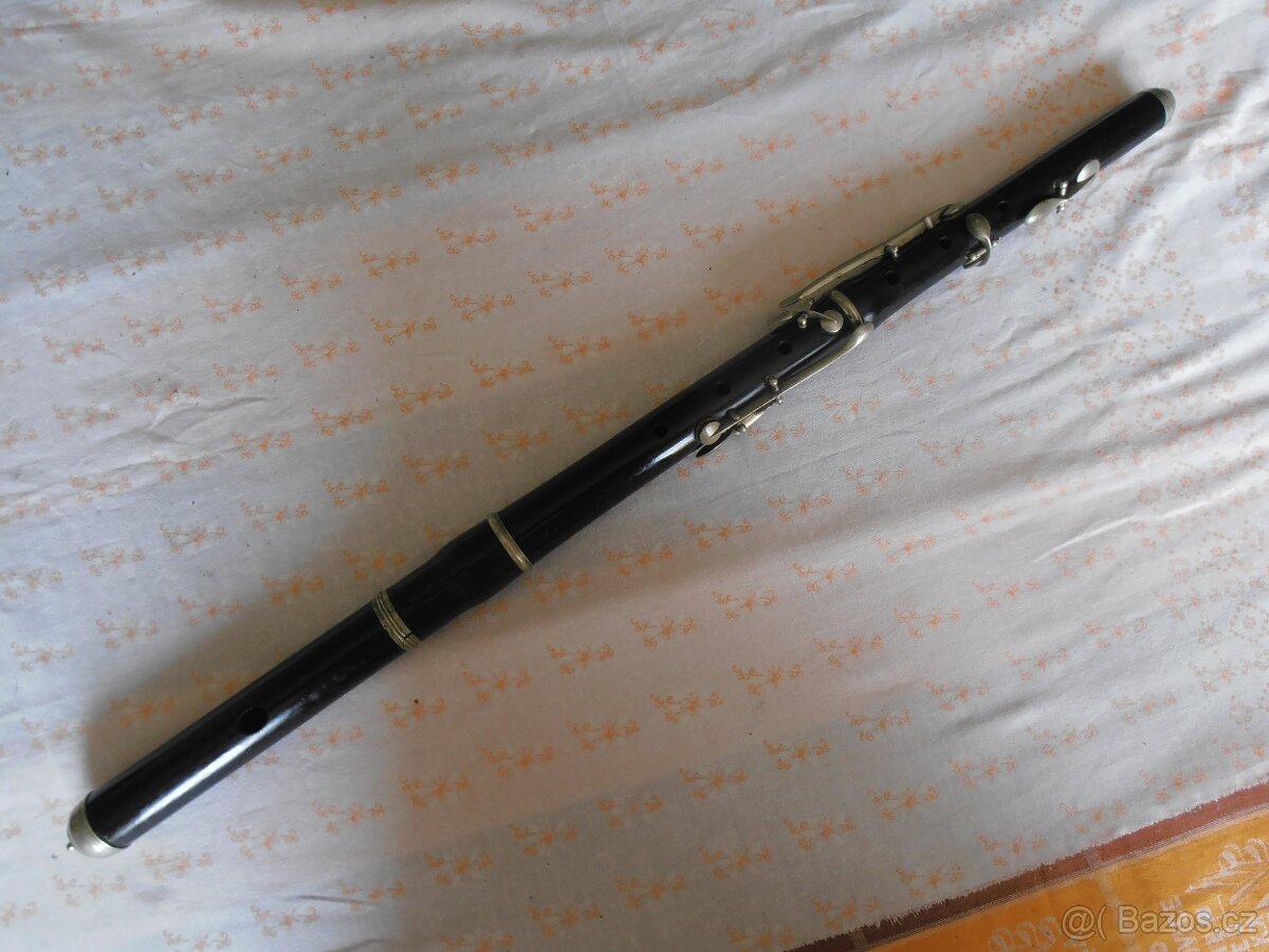 Flétna příčná, materál eben, kompletní