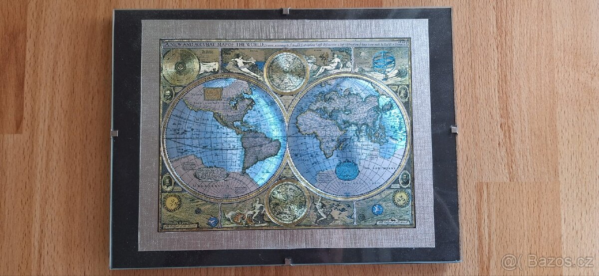 Nástěnný obraz zeměkoule