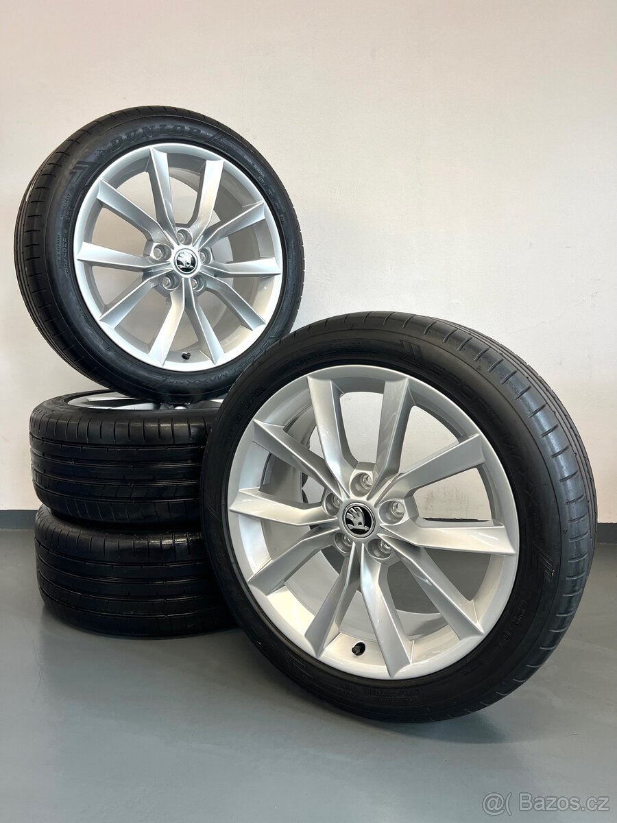 ☀️ Letní Alu kola Modus, Škoda Superb 3, 5x112 r18