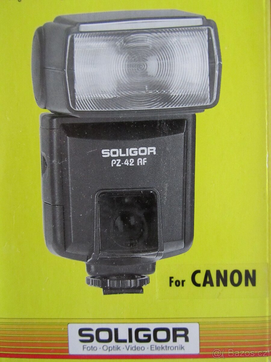 Canon Blesk-Soligor PZ 42 AF -japonský Nový