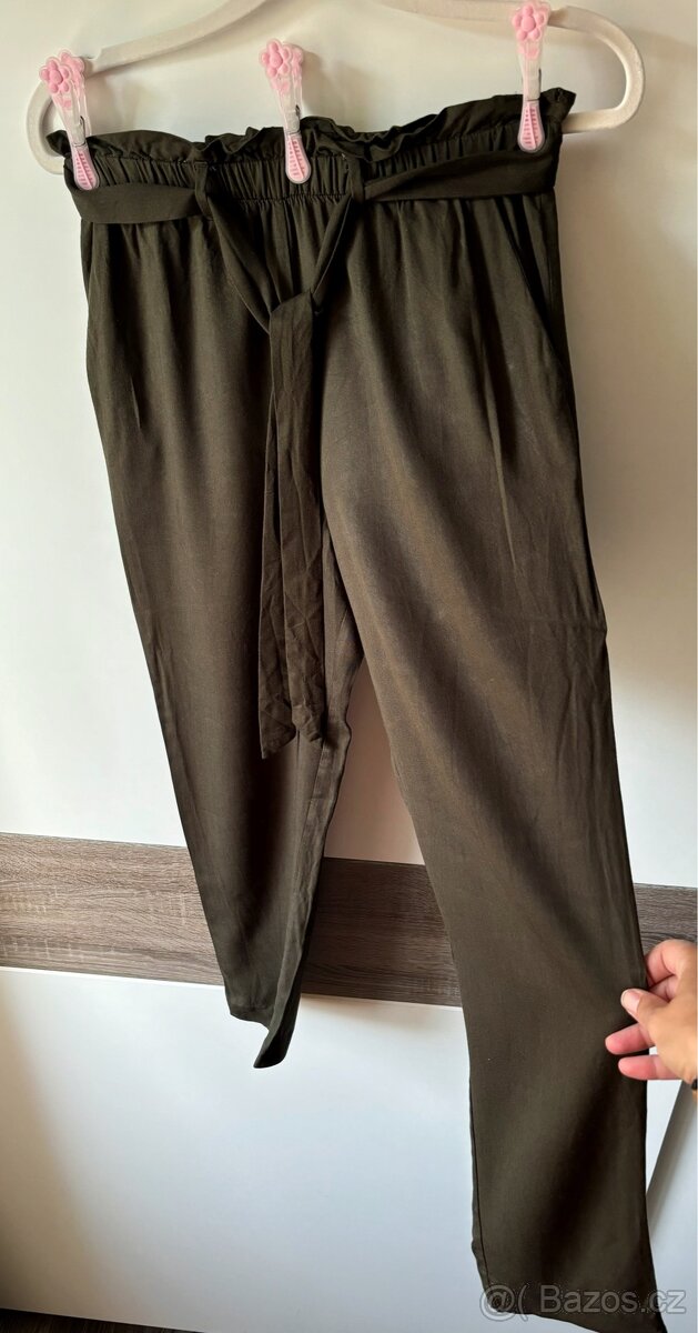 Dámské kalhoty paperbag HM