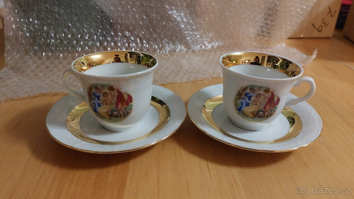 2 malé mocca hrnečky / šálky Thun 3 Gracie