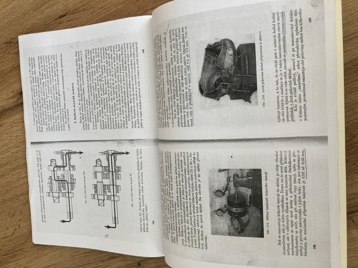 jawa seřizování a opravy motocyklů - publikace