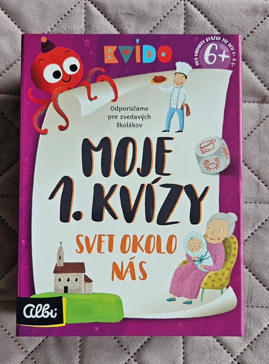 Moje 1. kvízy - svet okolo nás - hra od 6+ (Albi, slovensky)