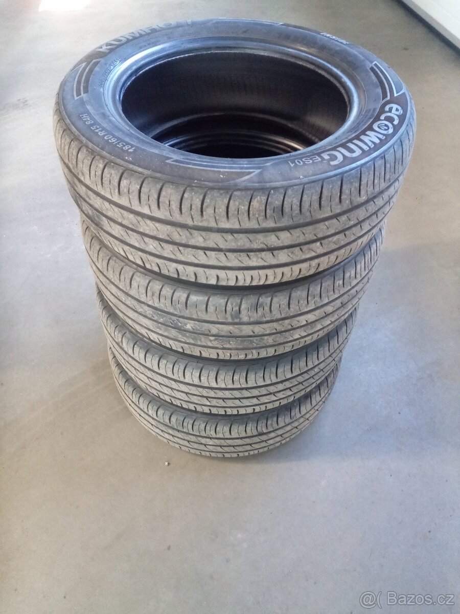 Letní pneu zn. Kumho rozměr 185/60 R 15