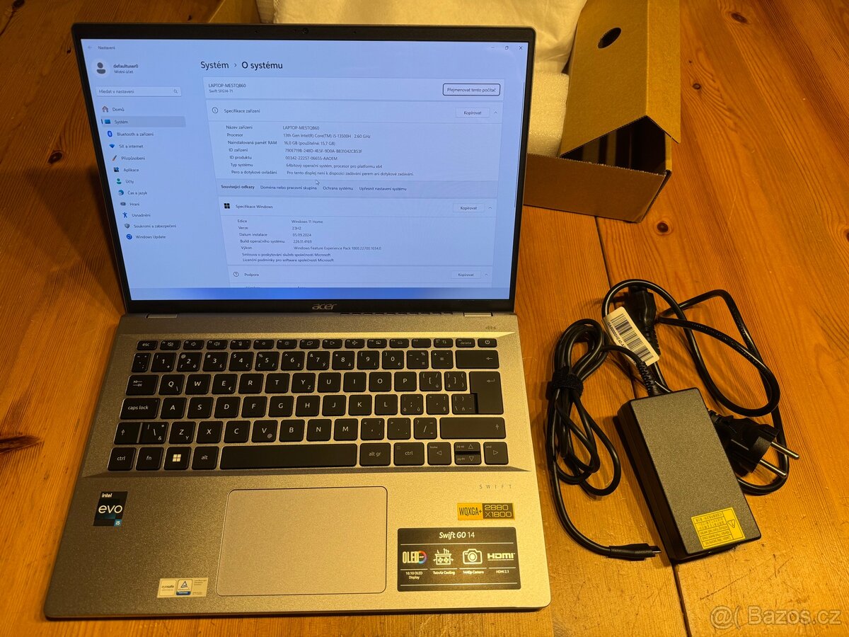 Acer Swift Go 14" 2K OLED 90Hz i5 16GB 1TB IrisXe DPH