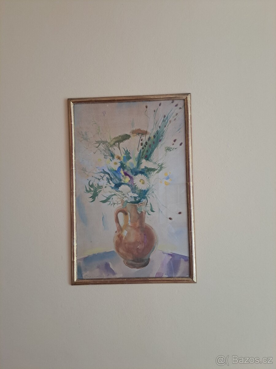 Brender - obraz Kytice ve váze