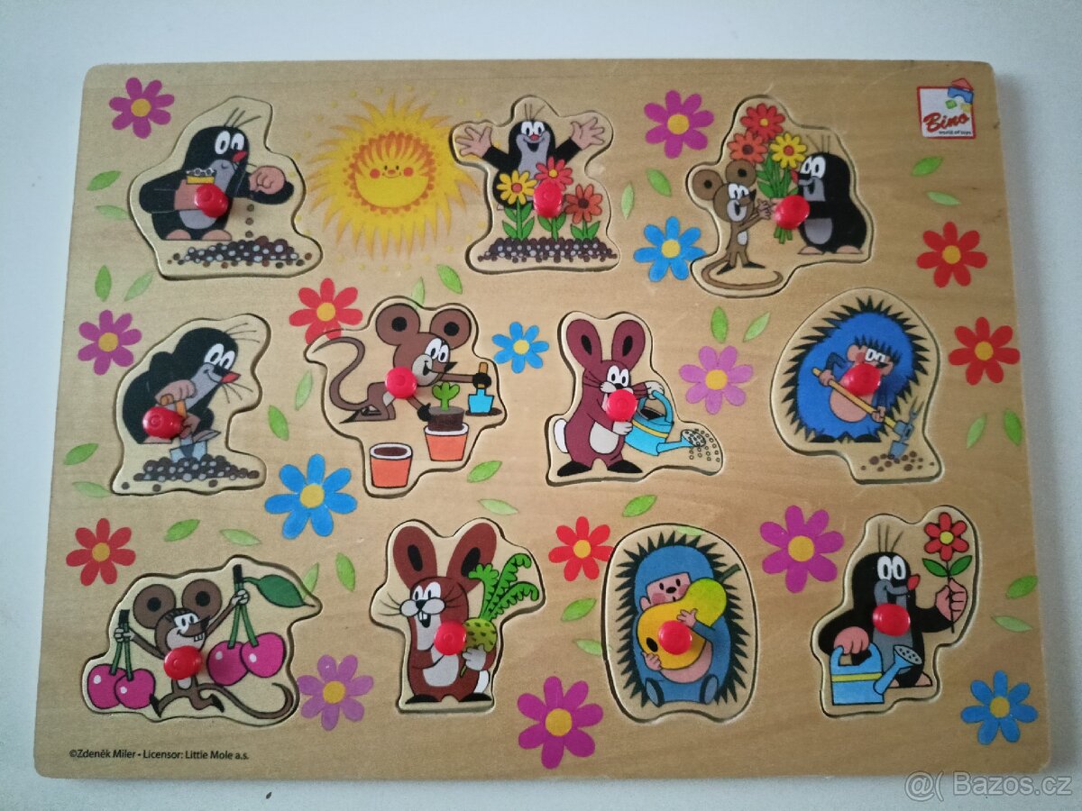 Vkládačka Krteček