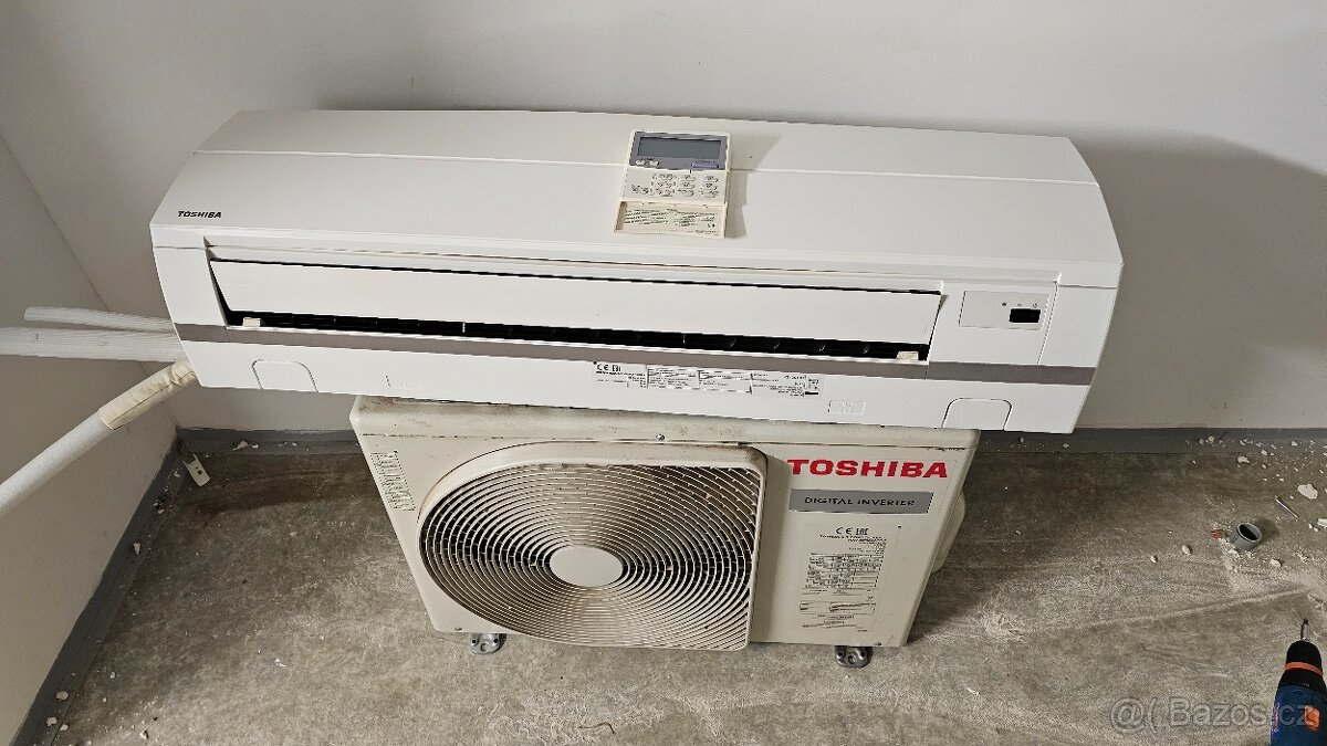 Klimatizace  Toshiba - venkovní a vnitřní jednotka