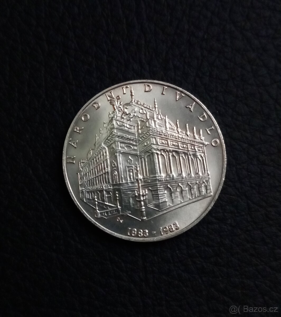 100 Kčs výročí otevření Národního divadla 1983