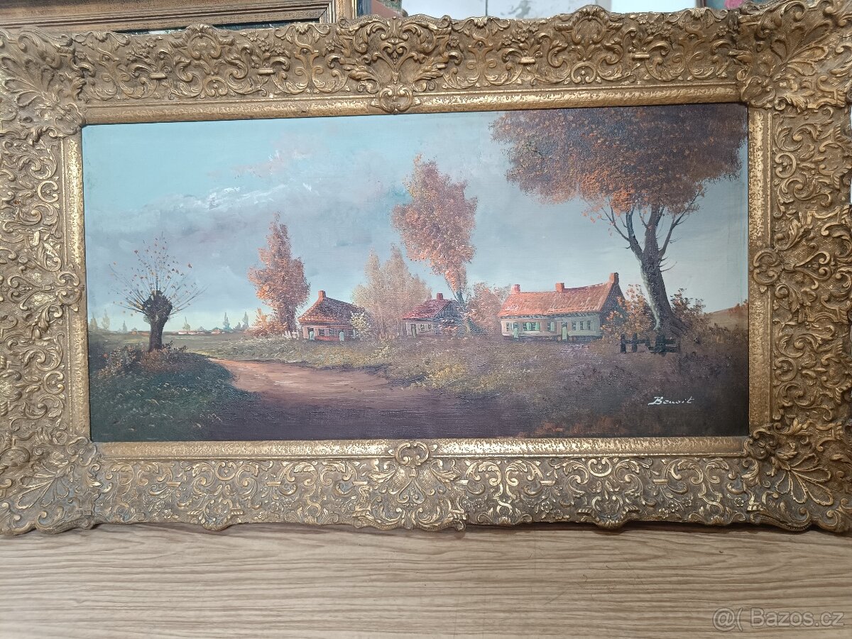 Starý obraz. Belgie