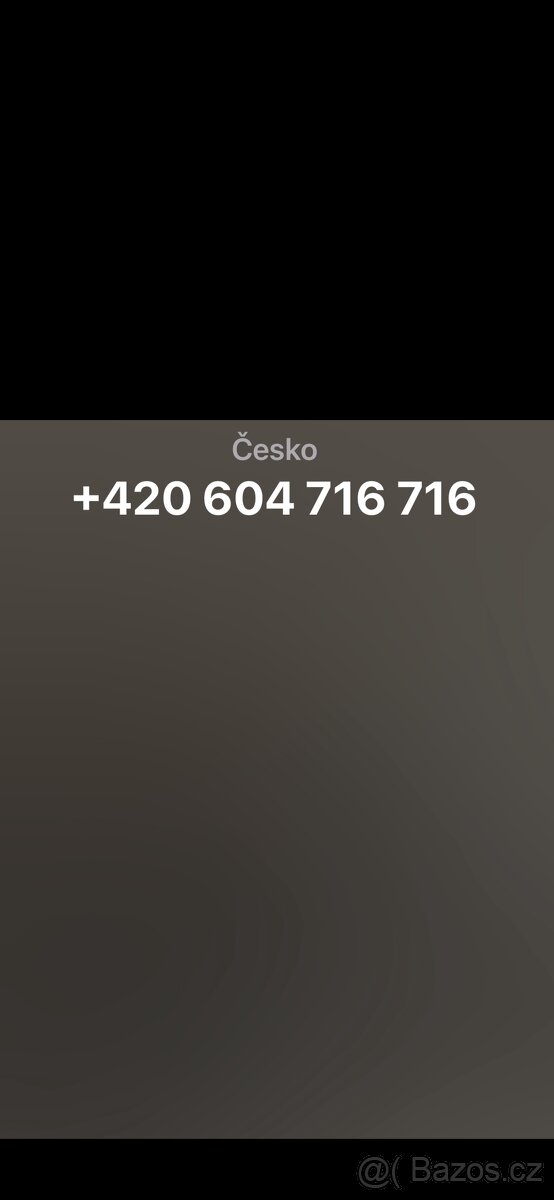 Zlaté TOP číslo 604 716 716 a stejné formáty v textu