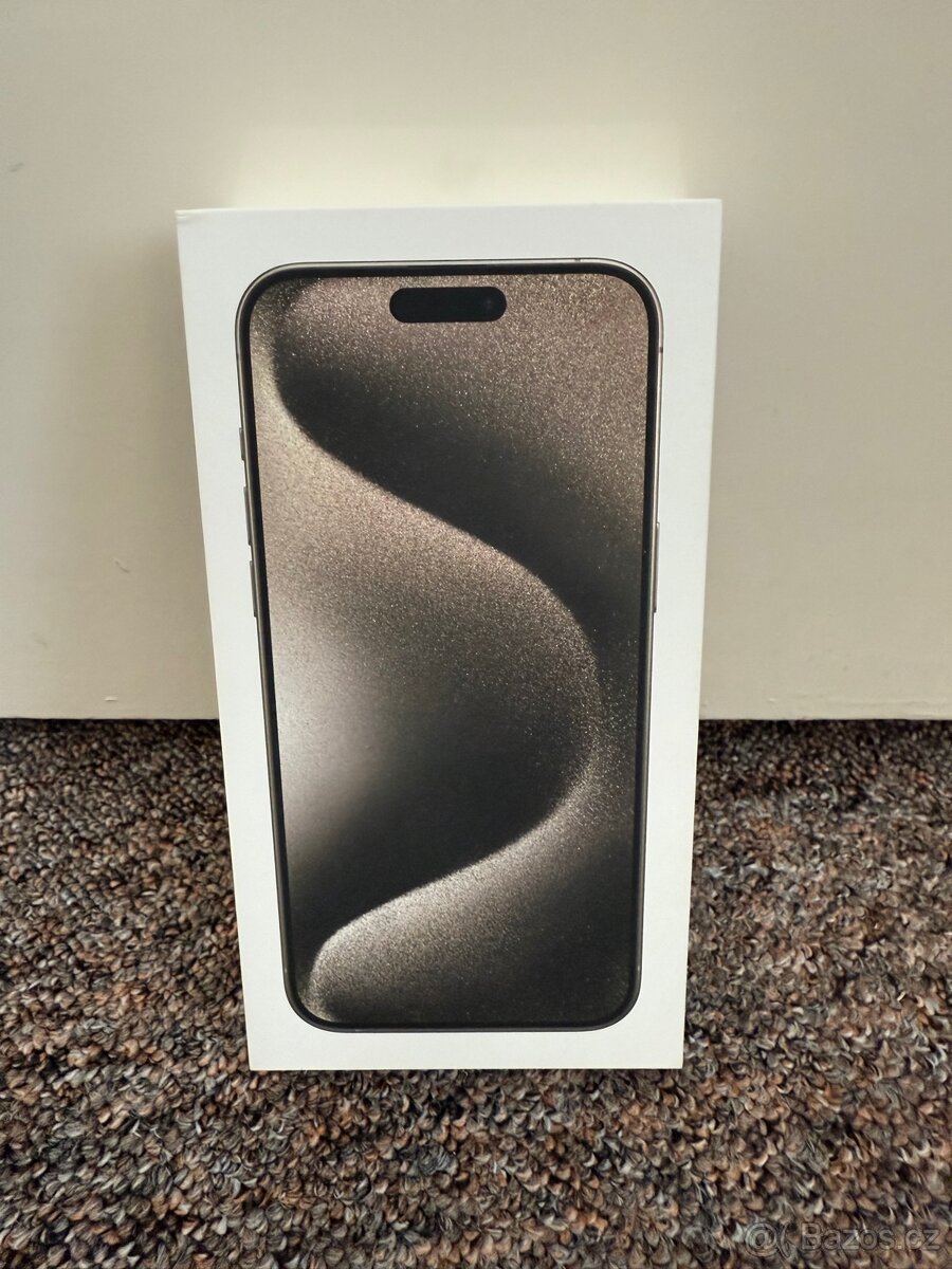 Apple iPhone 15 Pro Max 512gb Natural. TOP stav, zaruka,obal
