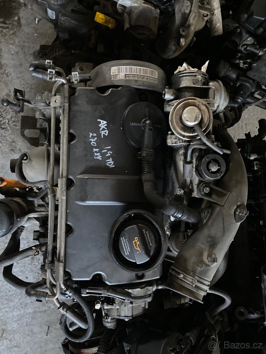 Motor axr 1,9tdi 74kw