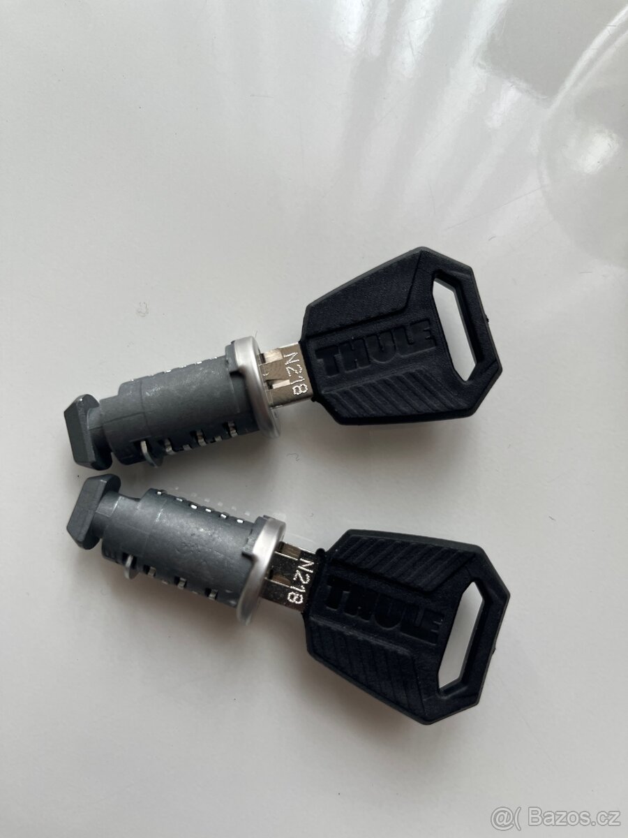 Zámek a klíč Thule N218 - 2ks