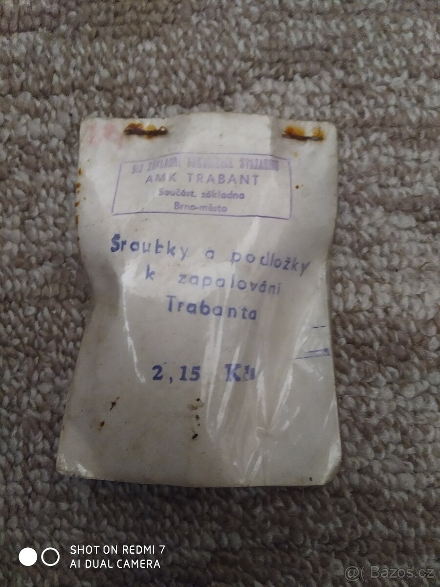 Šroubky k zapalování Trabanta