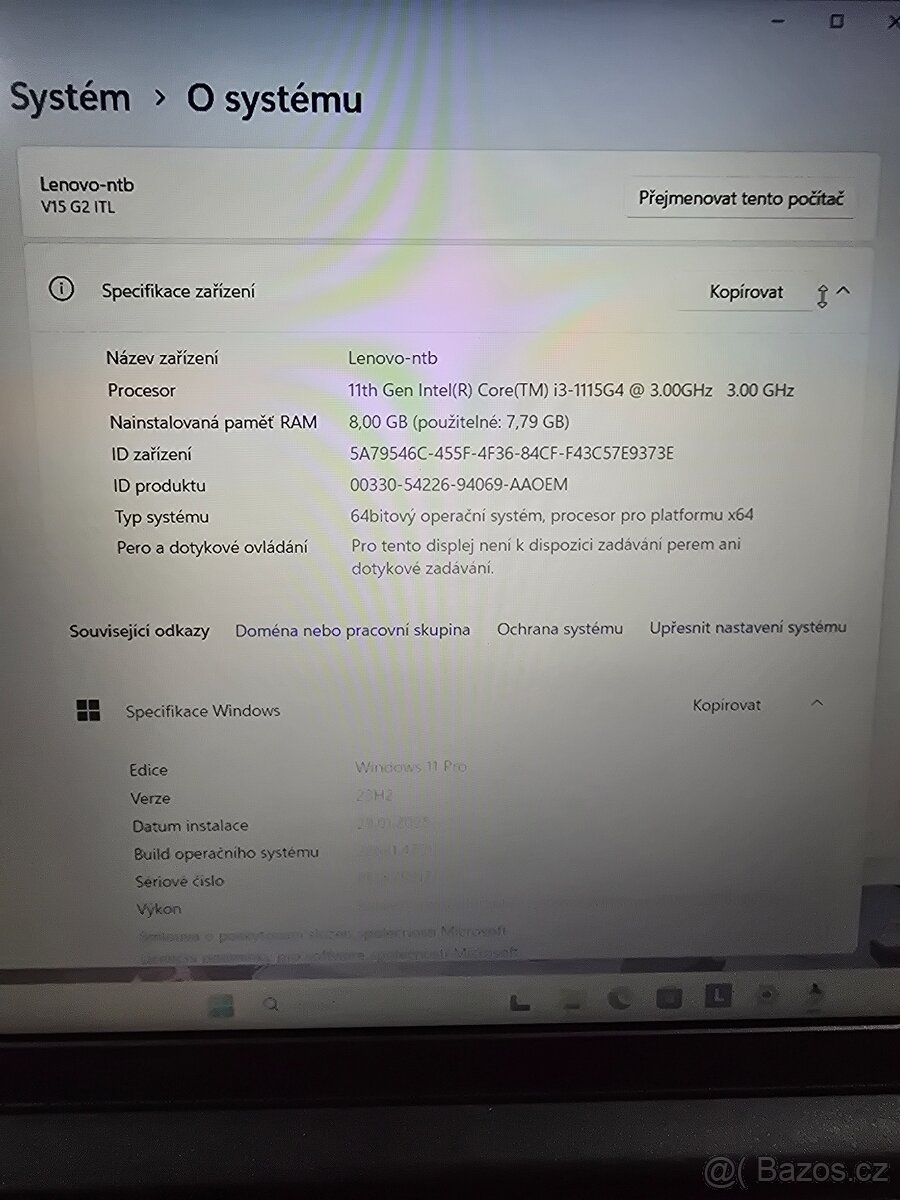 Lenovo v15 G2 itl