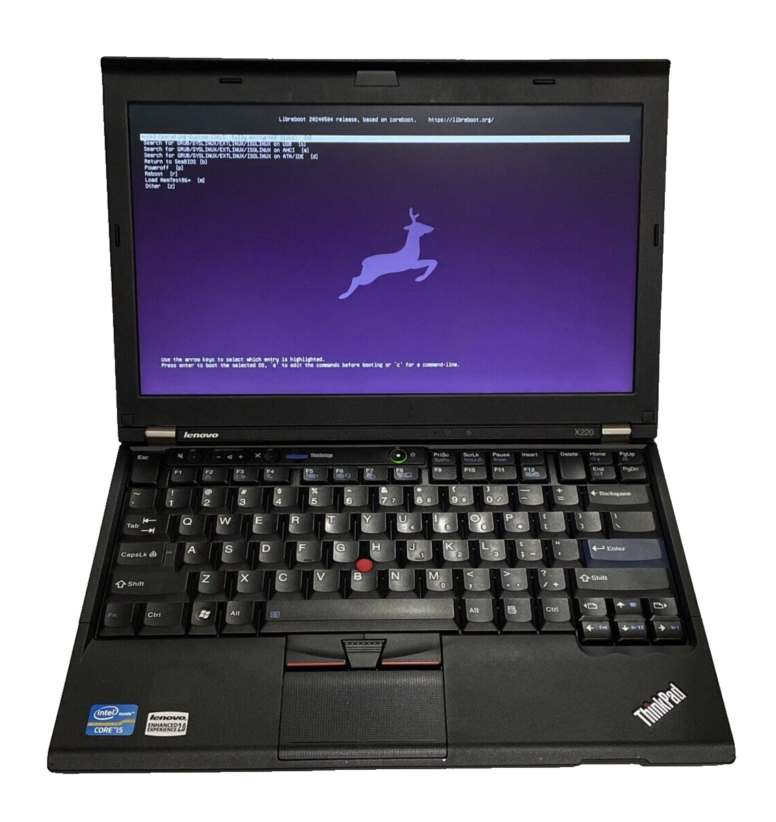 Libreboot - Lenovo ThinkPad X220 - dobrý stav.