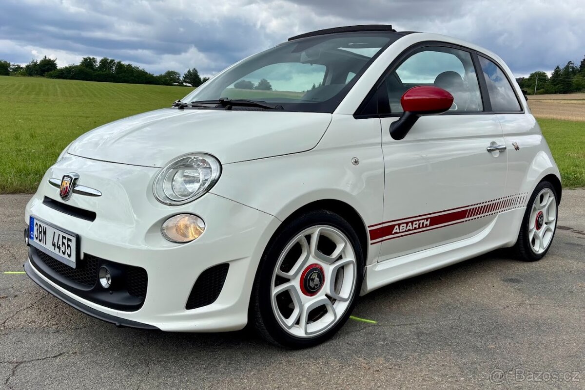 Fiat Abarth 500C cabrio, 103kw, LPG, TOP STAV