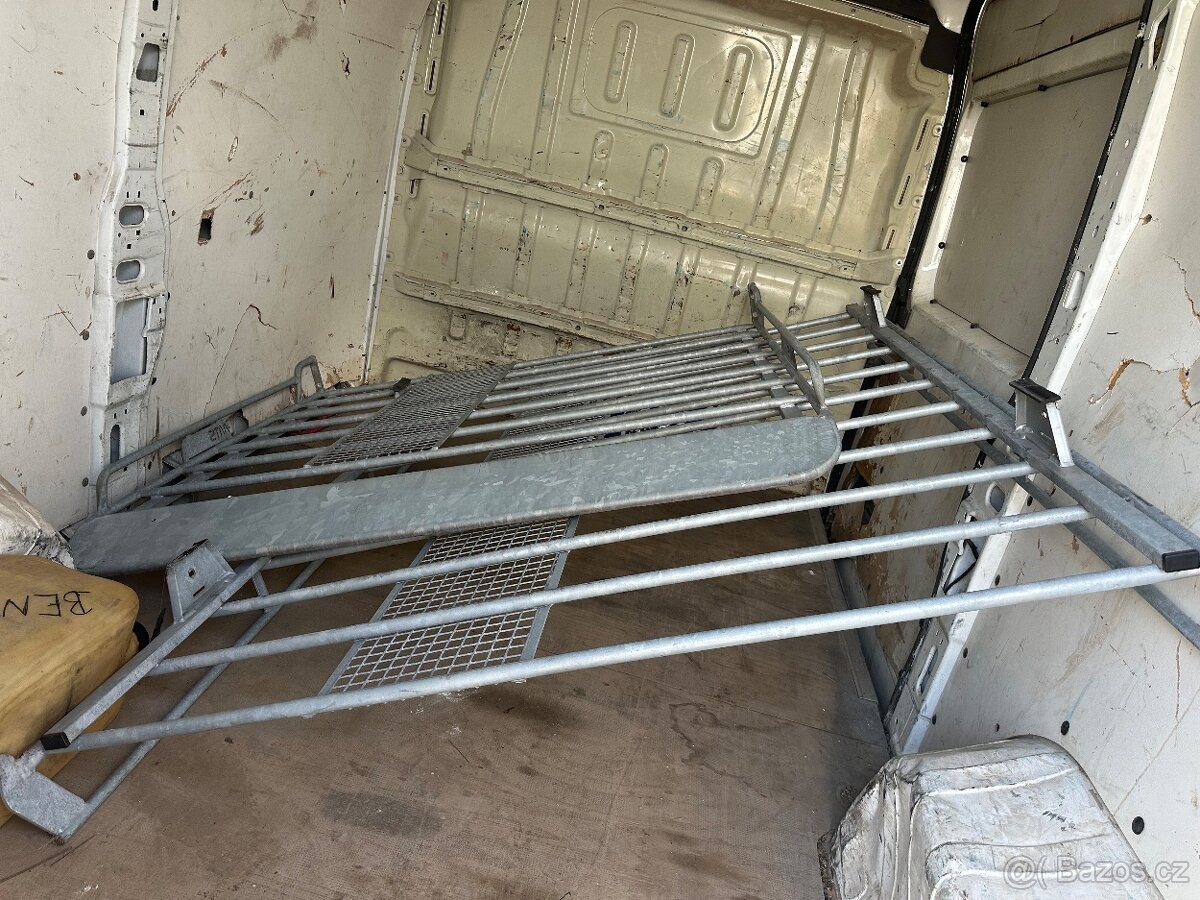 Zahrádka na fiat ducato