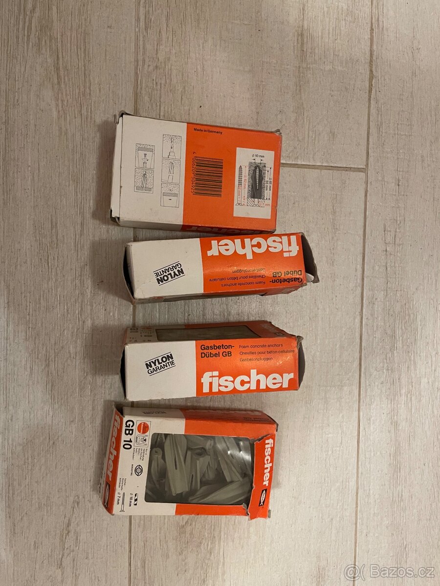 Nylonové hmoždinky na porometon Disher 10mm