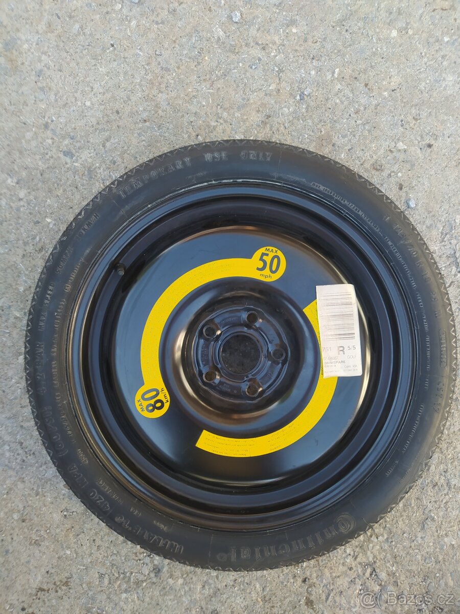 Dojezdové kolo R 18 DOT 0521 na Škoda , VW , Seat , Audi