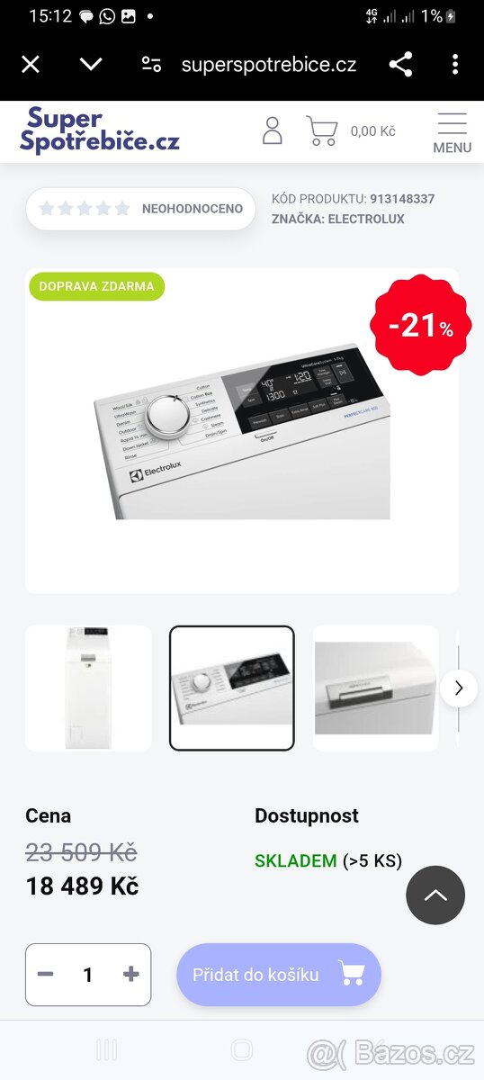 ELEKTROLUX Perfect care 800
