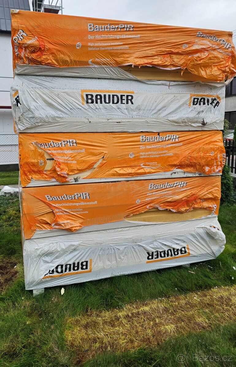 Bauder PIR PLUS nadkrokevní tepelná izolace tl. 200mm