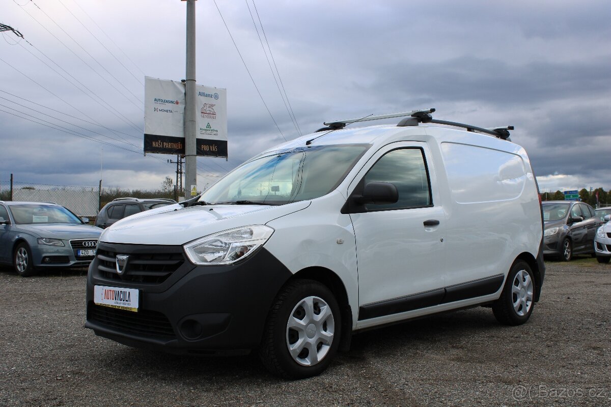 Dacia Dokker, 1,6i 75KW, 1.maj.,ČR,DPH, r.v. 2017