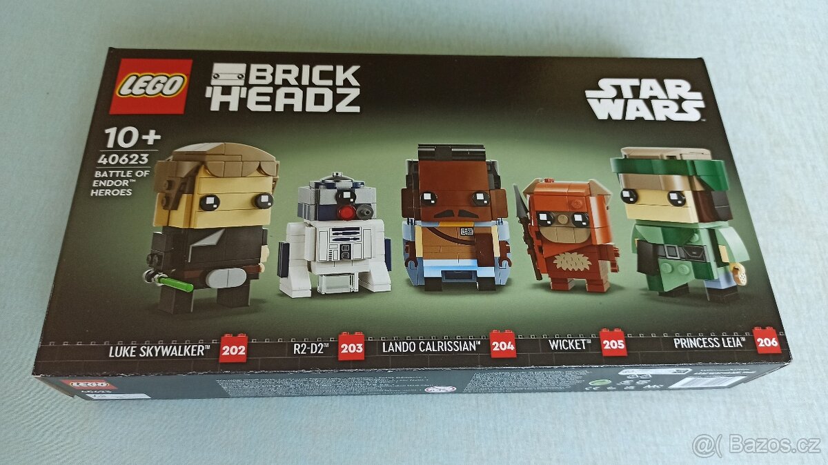 LEGO 40623 Brickheadz Hrdinové bitvy o planetu Endor