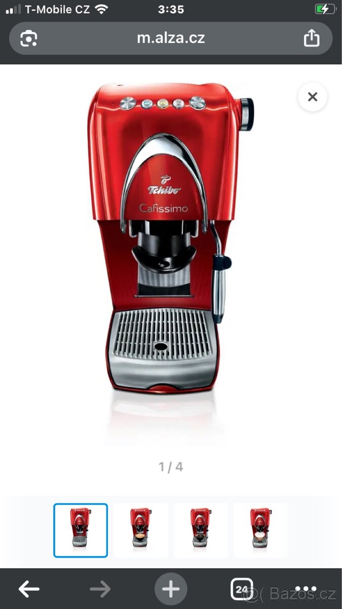 Kávovar Tchibo Cafissimo Classic Hot Red