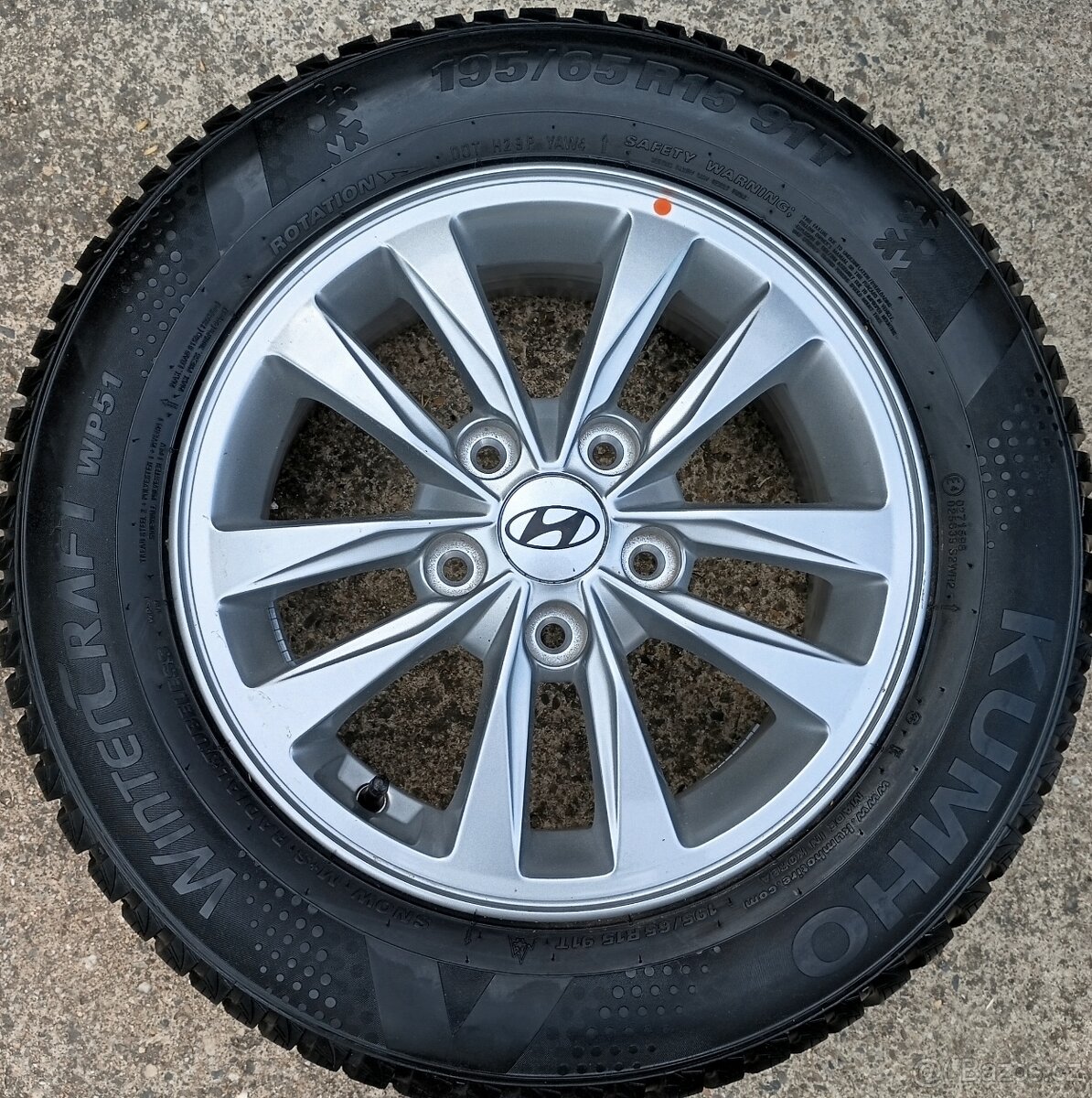 Originální zimní kola Nové Hyundai i30 5x114,3 R15