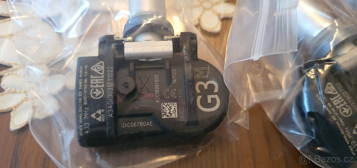 Tpms original snimače senzory tlaku v pneumatikach mazda