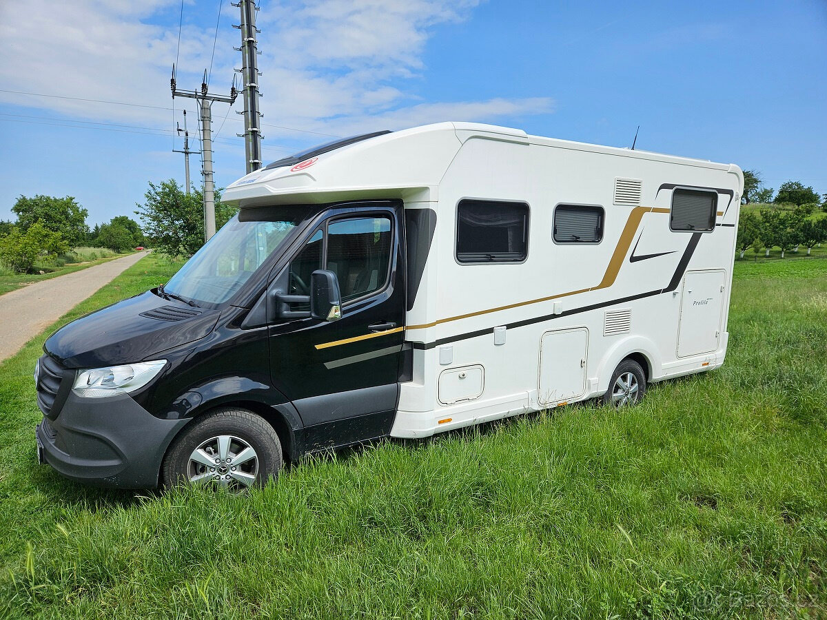 Polointegr. obytný vůz EuraMobil 696, ALDE, tažné, odp.DPH